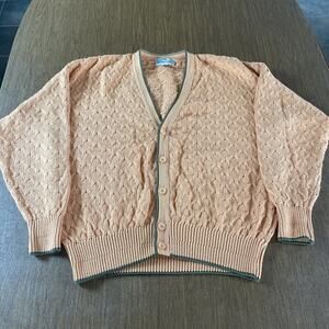 Vintage Aeropostale Cable Knit Cardigan Sweater XL USA